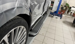 Выдвижные электро пороги на BMW X7 Широкие ЭКСКЛЮЗИВ