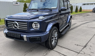 Выдвижные электро пороги на Mercedes Benz G-class длинные пороги
