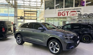 Выдвижные электро пороги на Audi Q8 2019