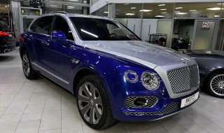 Выдвижные электро пороги на Bentley Bentayga