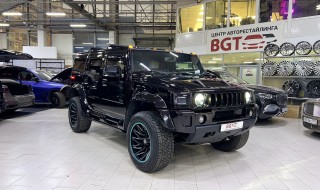 Выдвижные электро пороги на Hummer H2